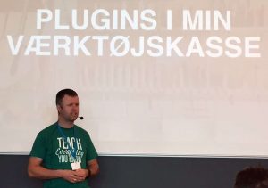 Torben præsenterer hvilke plugins der er i værktøjskassen på WordCamp Denmark 2017.