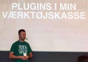 Torben præsenterer hvilke plugins der er i værktøjskassen på WordCamp Denmark 2017.