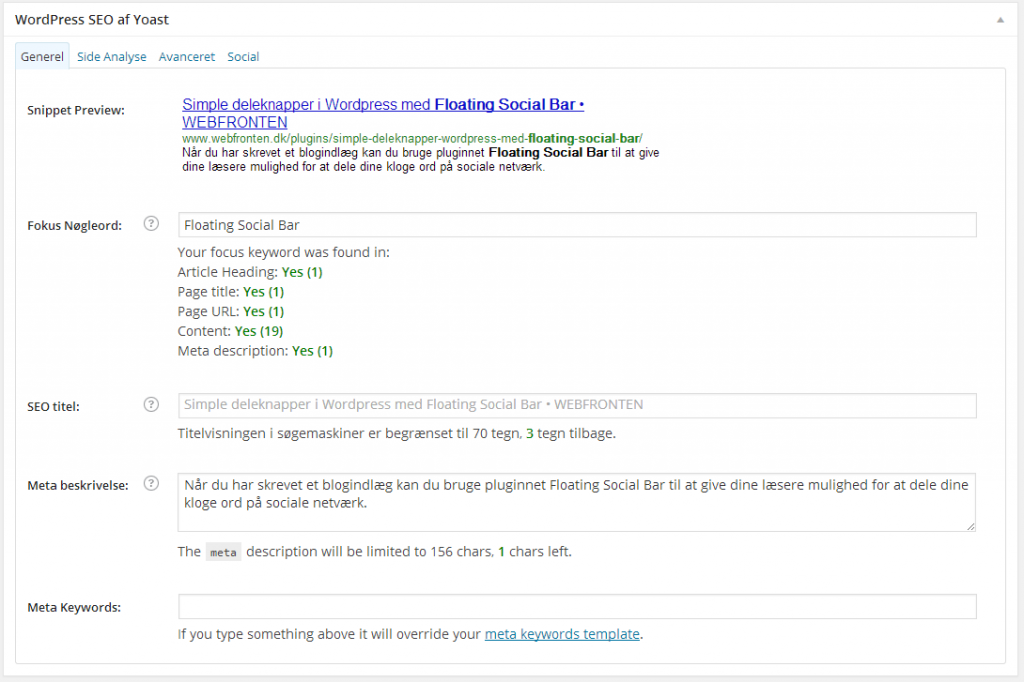 WordPress SEO by Yoast 009